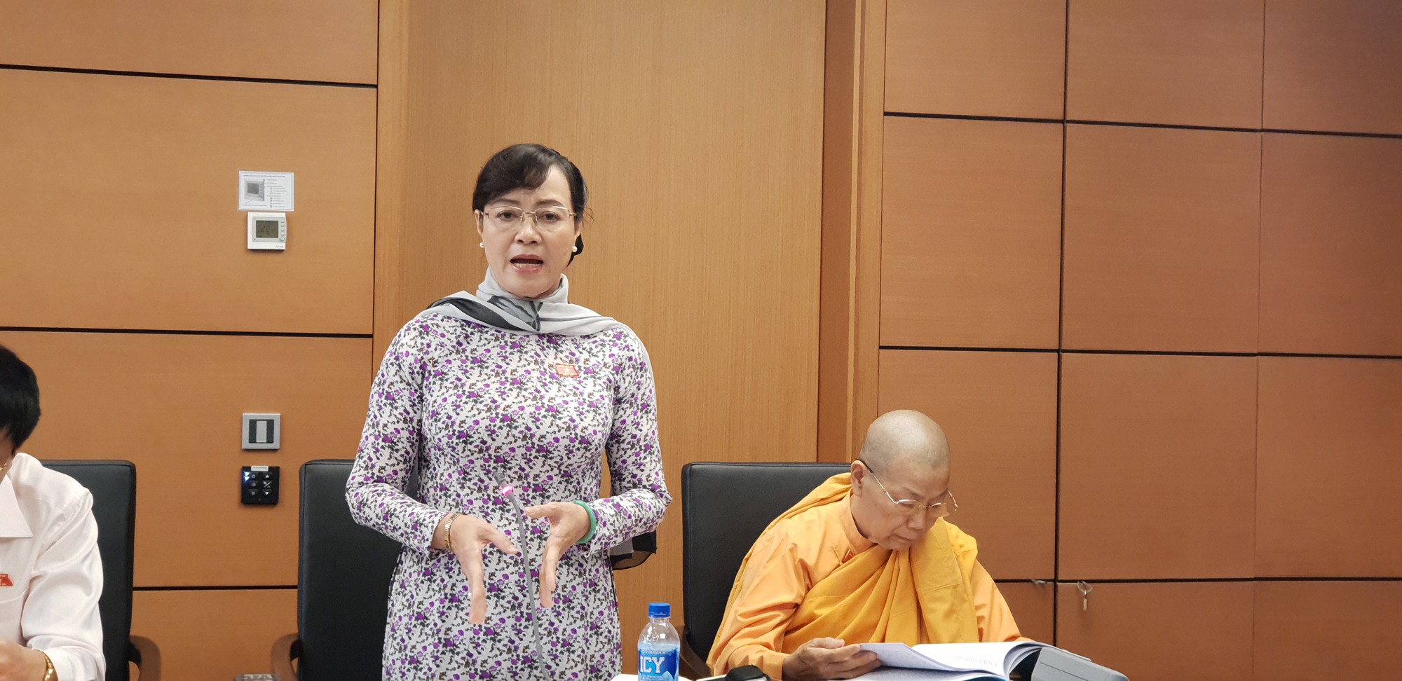 B&agrave; Nguyễn Thị Quyết T&acirc;m: Thảo luận với người d&acirc;n, kh&ocirc;ng &aacute;p đặt trong xử l&yacute; vụ Thủ Thi&ecirc;m - Ảnh 1.