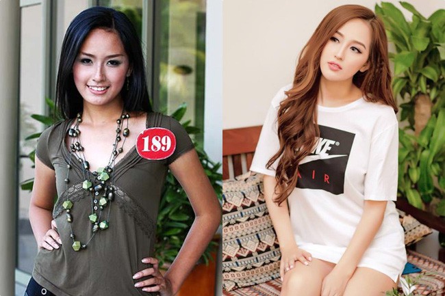 Nh&igrave;n lại ảnh qu&aacute; khứ của c&aacute;c người đẹp Vbiz - Ảnh 3.