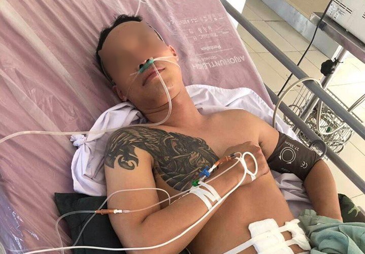 Bắn bị thương 2 người tại qu&aacute;n nhậu ở Vinh, ra Cục H&igrave;nh sự ở H&agrave; Nội đầu th&uacute; - Ảnh 1.