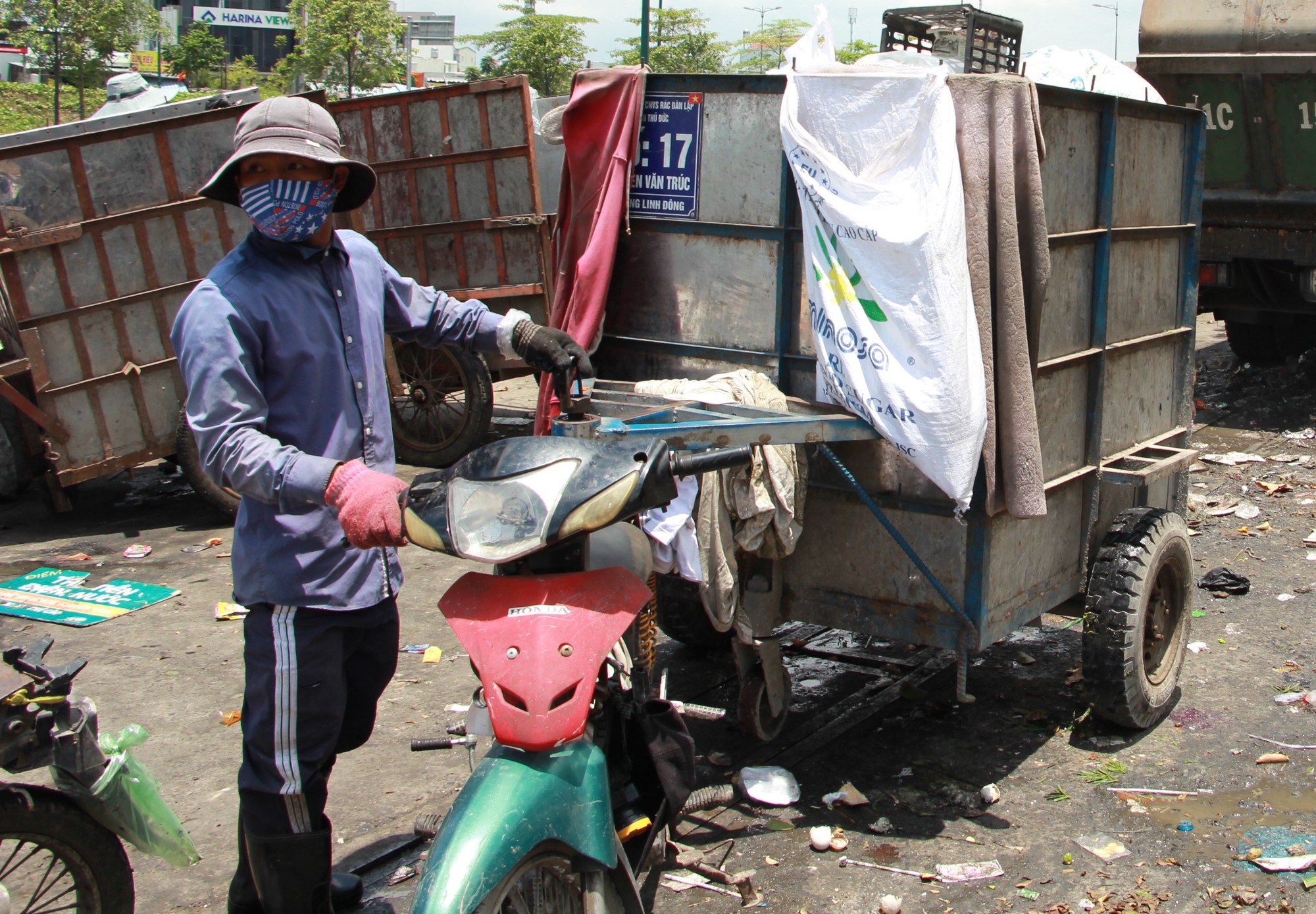 Người thu gom rác dân lập đối diện với nhiều bệnh tật