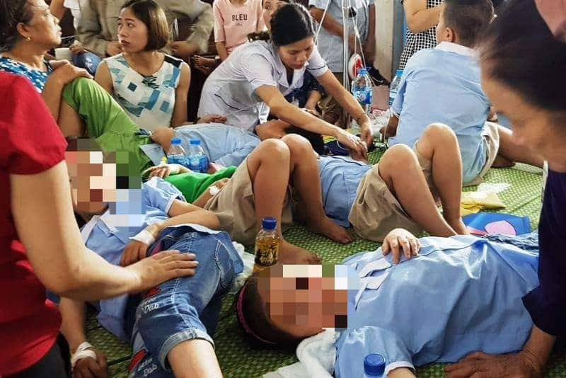 280 học sinh tiểu học nhập viện sau bữa ăn ở trường