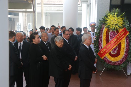 Vĩnh biệt nhà lãnh đạo xuất sắc