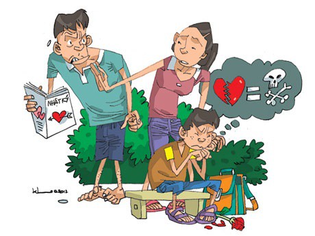 Con yêu sớm, cấm đoán hay gật đầu?