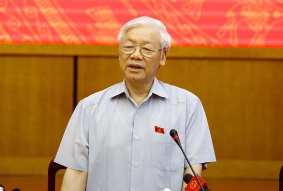 Tổng Bí thư nói lý do Trung ương giới thiệu Tổng Bí thư để QH bầu làm Chủ tịch nước