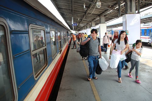 Mập mờ vé tàu Tết