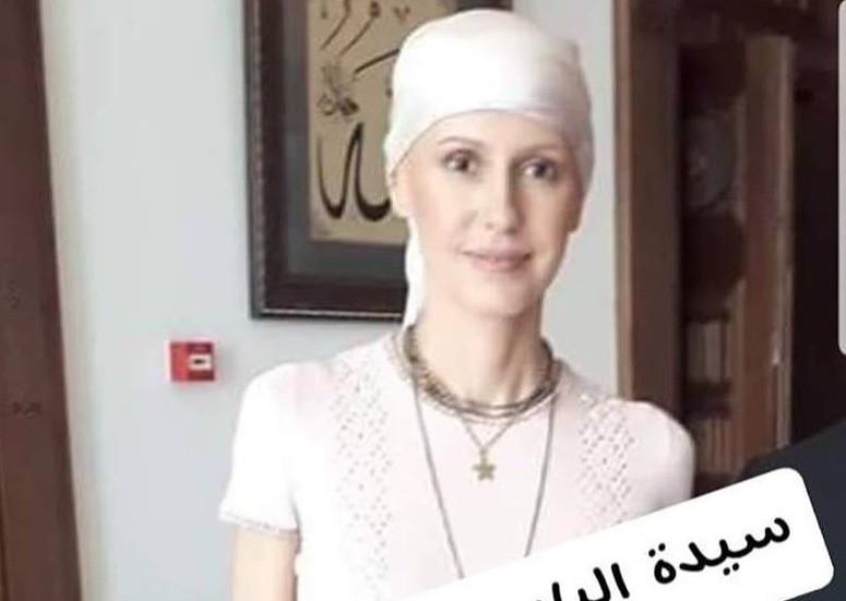 Hình ảnh sau hóa trị của đệ nhất phu nhân Syria gây tranh cãi