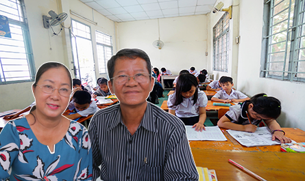 [Emagazine] - Đôi vợ chồng 22 năm giành giật với đời từng học trò