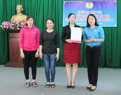 Ra mắt Nghiệp đoàn Giáo viên mầm non