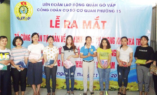 1.907 công nhân tham gia tổ tự quản