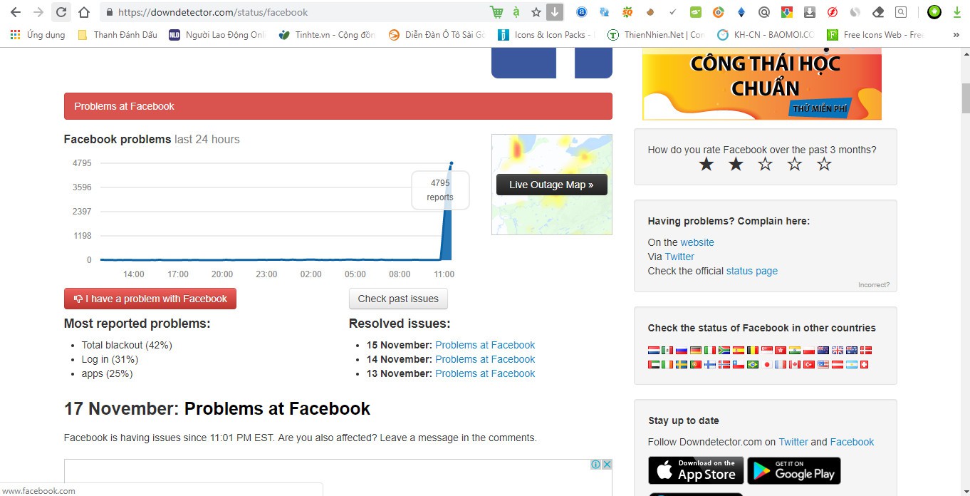 Facebook sập tr&ecirc;n to&agrave;n cầu, News Feed người d&ugrave;ng trống ho&aacute;c? - Ảnh 2.