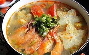 Cách làm canh chua tôm đậm đà thơm ngon