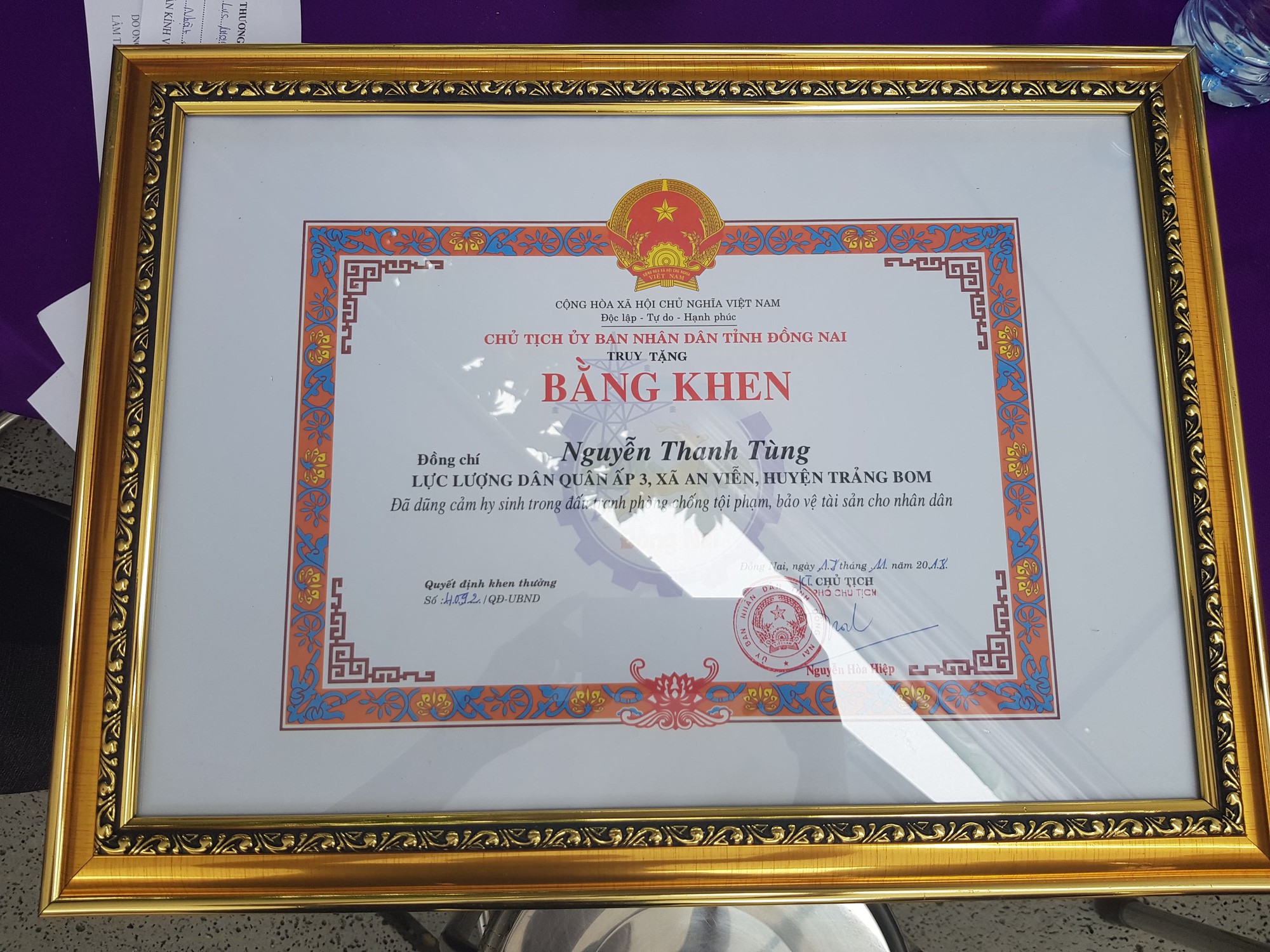 Hai nghi can liên quan vụ dân quân tự vệ tử nạn ra đầu thú