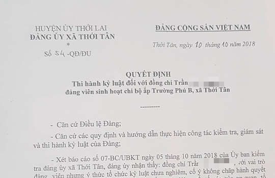 Tố cáo chủ tịch xã, chủ tịch Hội Cựu chiến binh tiếp tục gặp rắc rối