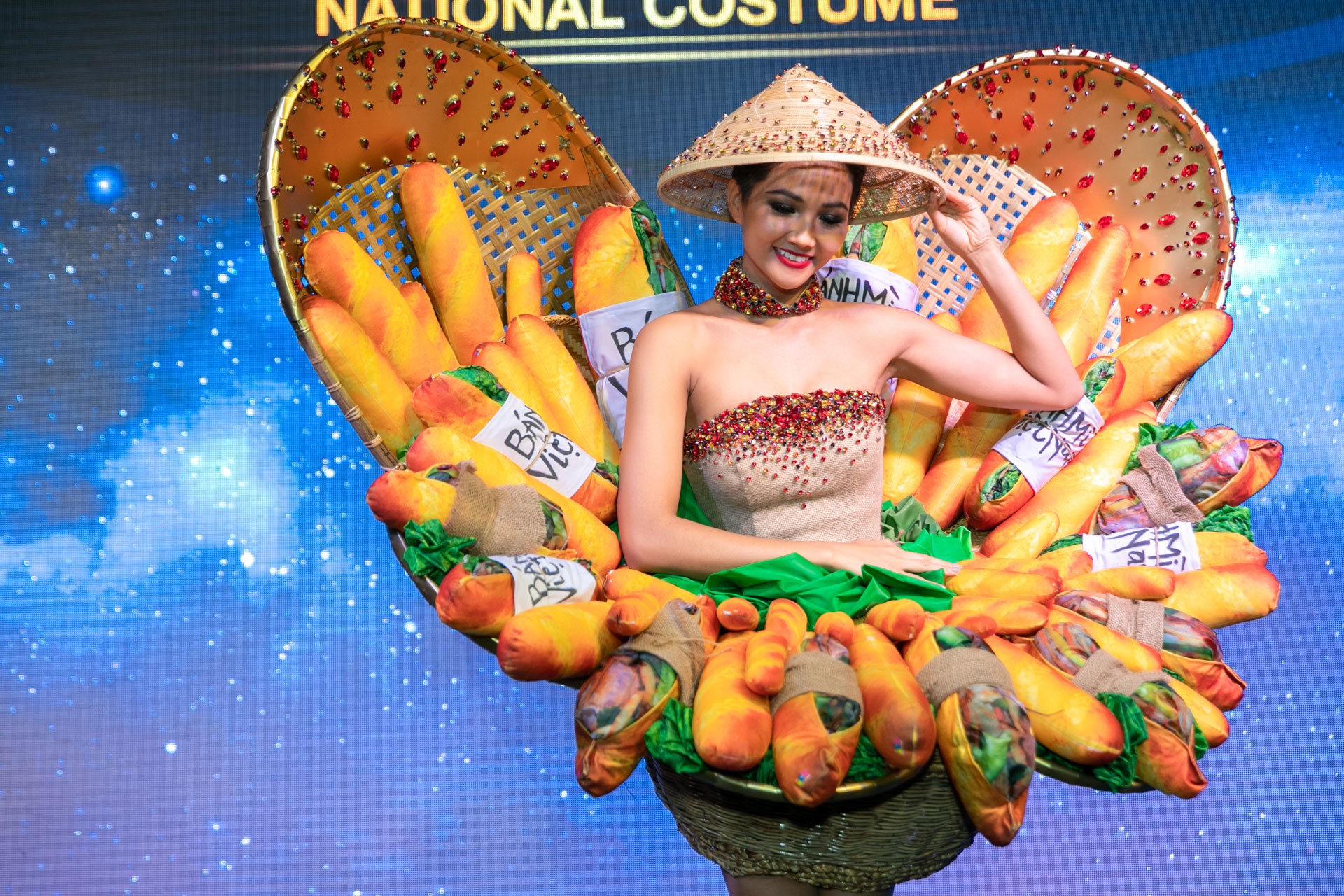 Độc đáo bộ trang phục của H’hen Niê mang đến Miss Universe