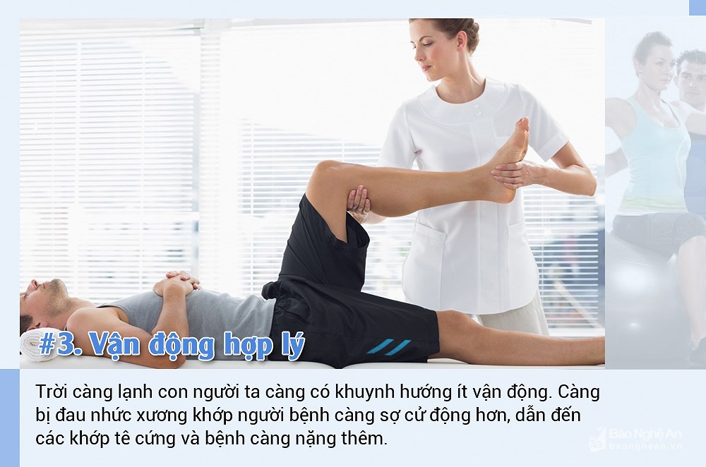 6 bước phòng bệnh xương khớp khi trời trở lạnh - Ảnh 3.
