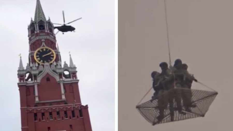 Trực thăng quân sự bí ẩn vào vùng cấm bay Kremlin
