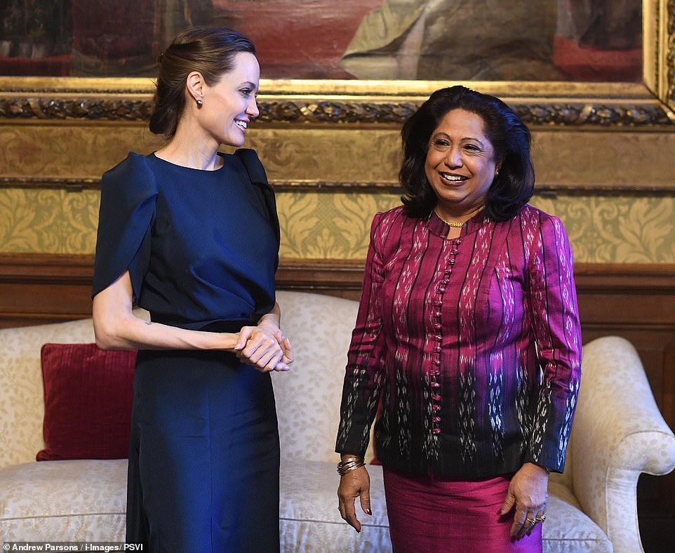 Angelina Jolie rạng ngời chống kỳ thị nạn nh&acirc;n bạo lực t&igrave;nh dục - Ảnh 7.