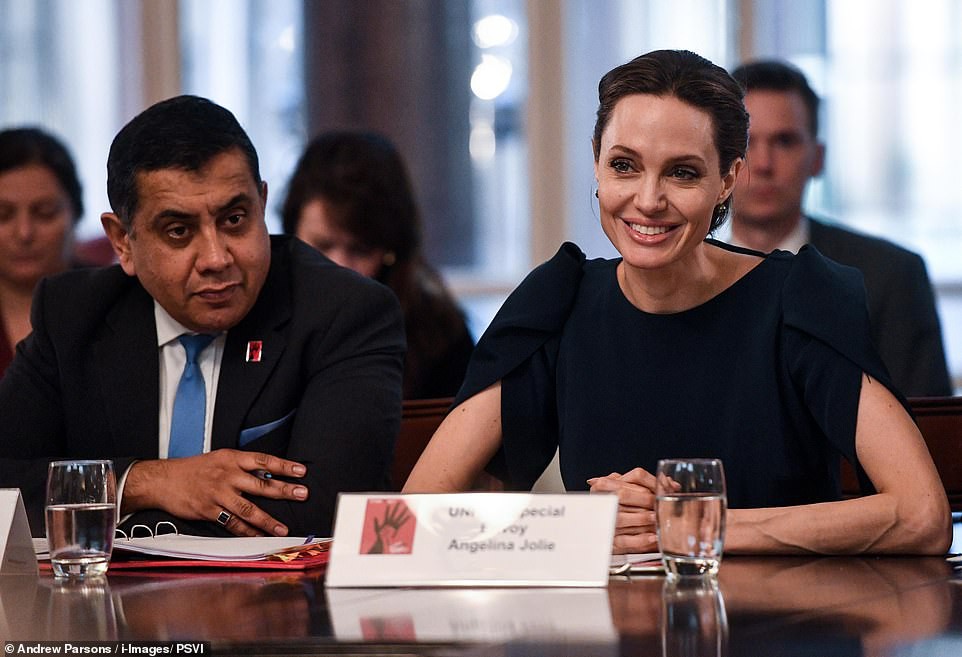 Angelina Jolie rạng ngời chống kỳ thị nạn nh&acirc;n bạo lực t&igrave;nh dục - Ảnh 6.
