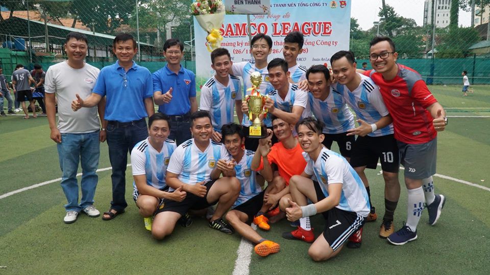 Sôi nổi giải bóng đá SAMCO League