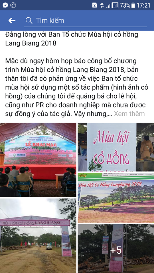 Ban tổ chức M&ugrave;a hội cỏ hồng Langbiang bị tố &ldquo;x&agrave;i ch&ugrave;a&rdquo; h&igrave;nh ảnh - Ảnh 2.