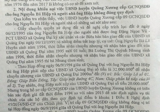 Cảnh c&aacute;o Chủ tịch x&atilde; k&yacute; x&aacute;c nhận cấp đất cho ch&aacute;u b&eacute; 1 tuổi v&agrave; chưa sinh - Ảnh 2.