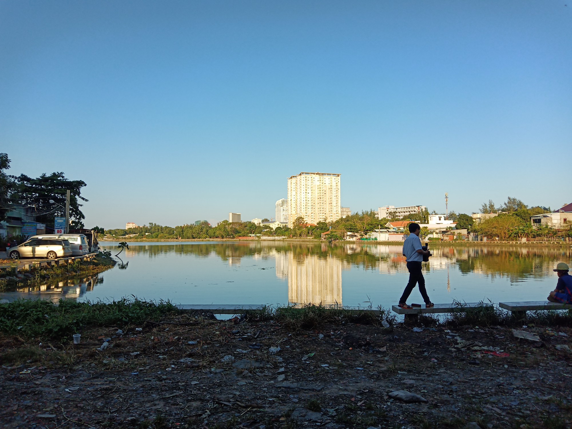 Vũng Tàu: Giăng lưới đánh cá, người đàn ông chết chìm giữa hồ - Ảnh 3.