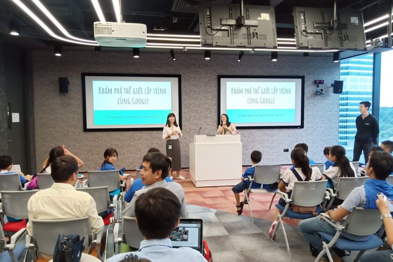 Google dạy lập tr&igrave;nh Scratch để gi&uacute;p trẻ em Việt Nam ph&aacute;t triển tư duy s&aacute;ng tạo - Ảnh 1.