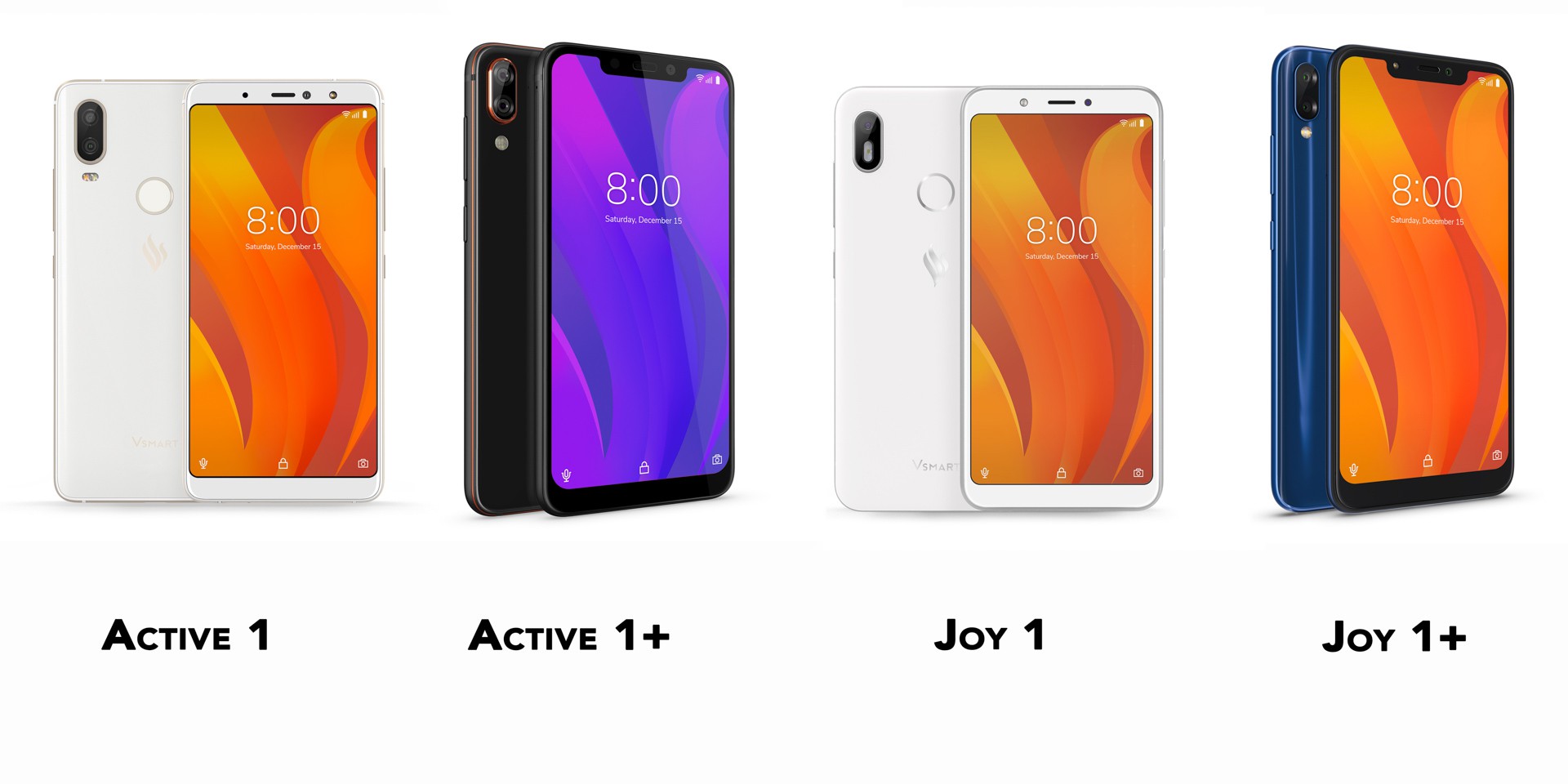 Vsmart ra mắt 4 smart phone tầm trung, giá rẻ