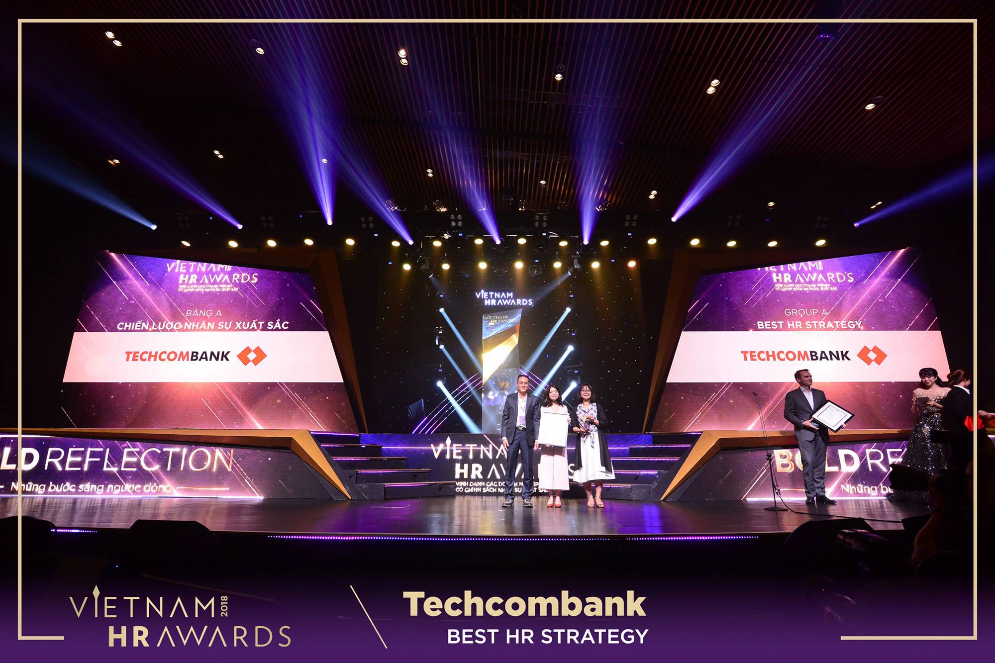 Techcombank thắng lớn tại Vietnam HR Awards 2018