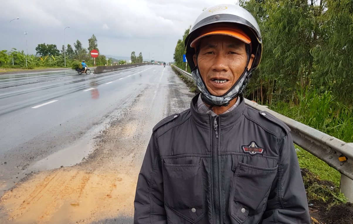 Cận cảnh v&aacute; &ldquo;ổ voi&rdquo; bằng&hellip; sỏi tr&ecirc;n Quốc lộ 1 - Ảnh 4.