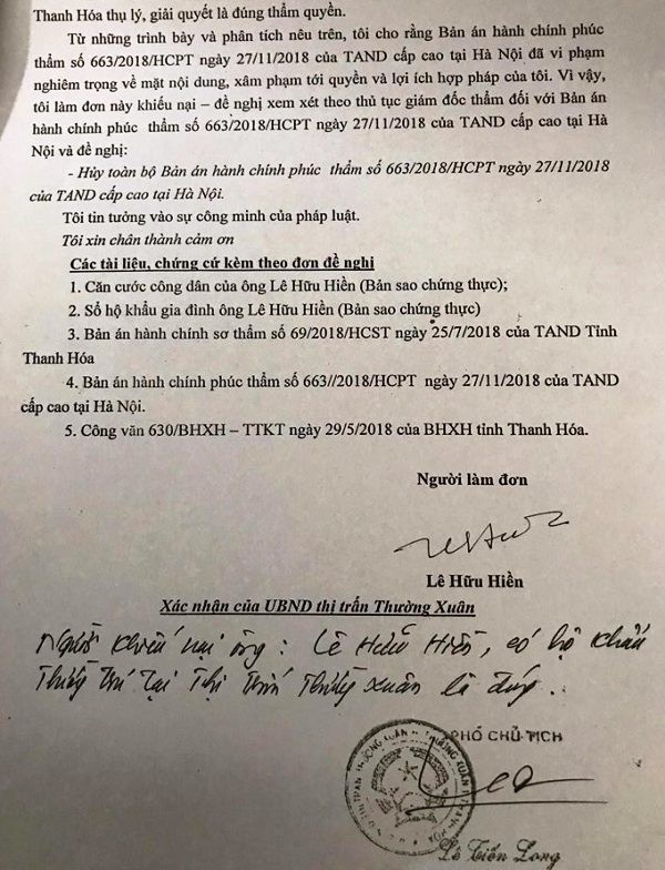 Vụ Cục trưởng Cục Thuế Thanh Hóa bị cấp dưới kiện: Đề nghị xem xét Giám đốc thẩm - Ảnh 1.