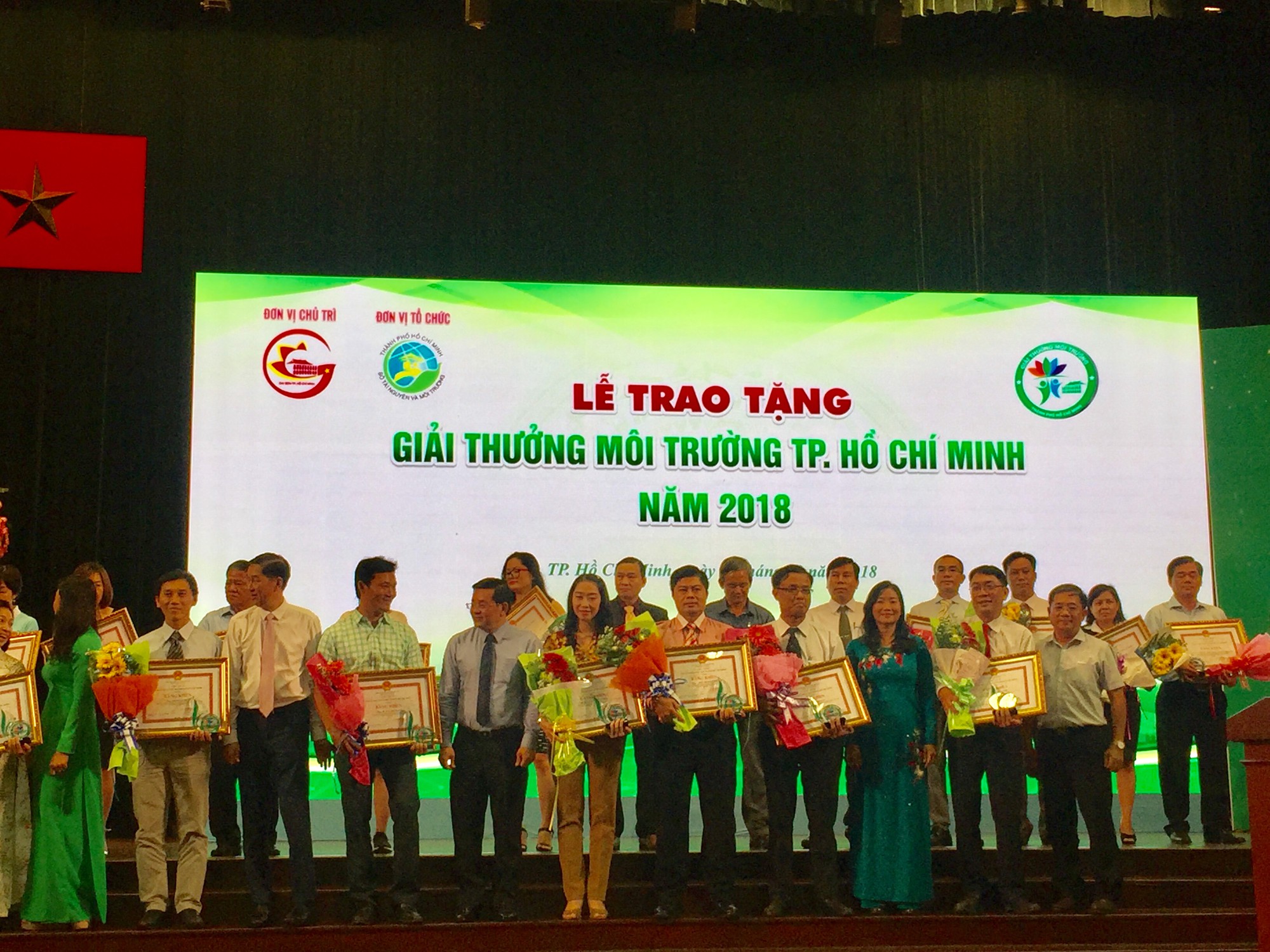 29 tập thể, cá nhân, cộng đồng nhận Giải thưởng Môi trường TP HCM