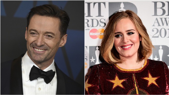 "Họa mi" Adele bị "người sói" Hug Jackman đánh bại