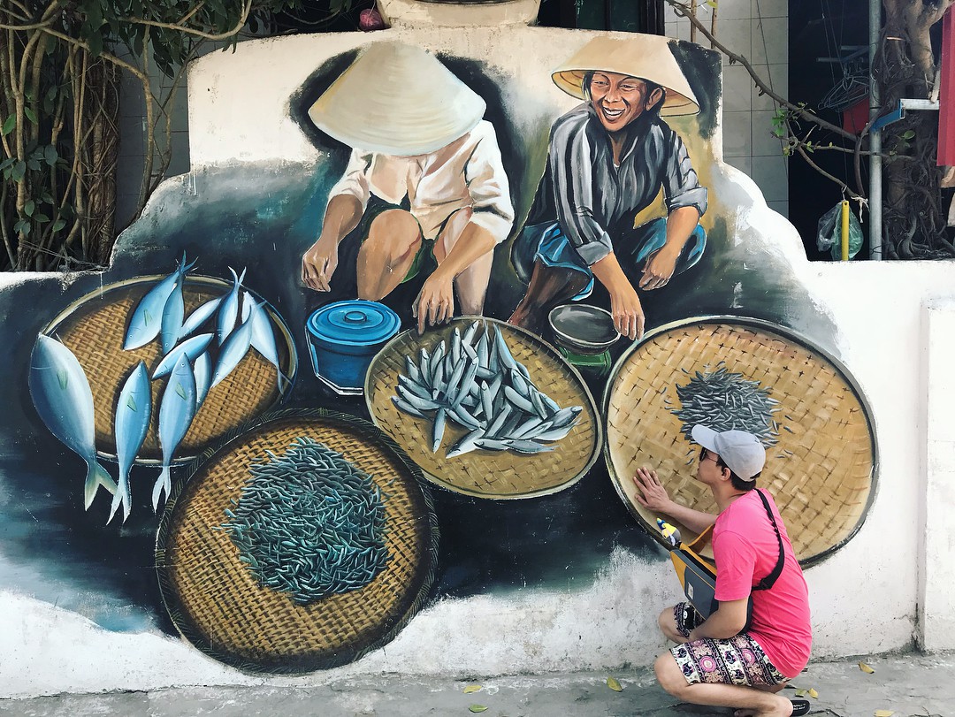 Ngôi làng bích họa đẹp mộng mơ ở Quảng Bình - Ảnh 5.