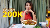 Ăn bò viên bằng quả bóng giá... 200 ngàn đồng!