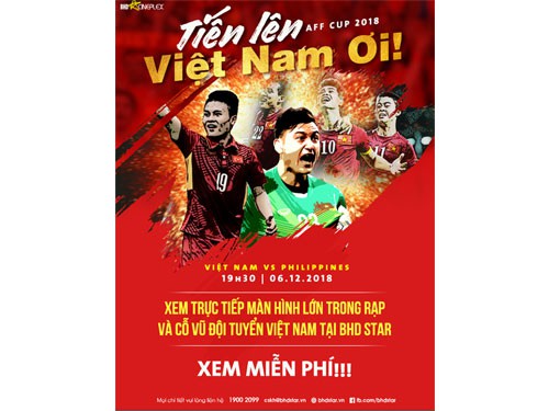 Đến Cung Văn hóa Lao động xem trận Việt Nam - Philippines