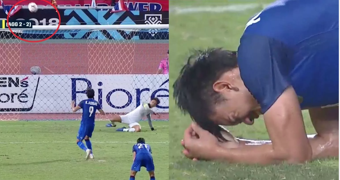 Clip: Vua phá lưới đá 11 m lên trời, Thái Lan mất vé chung kết cho Malaysia