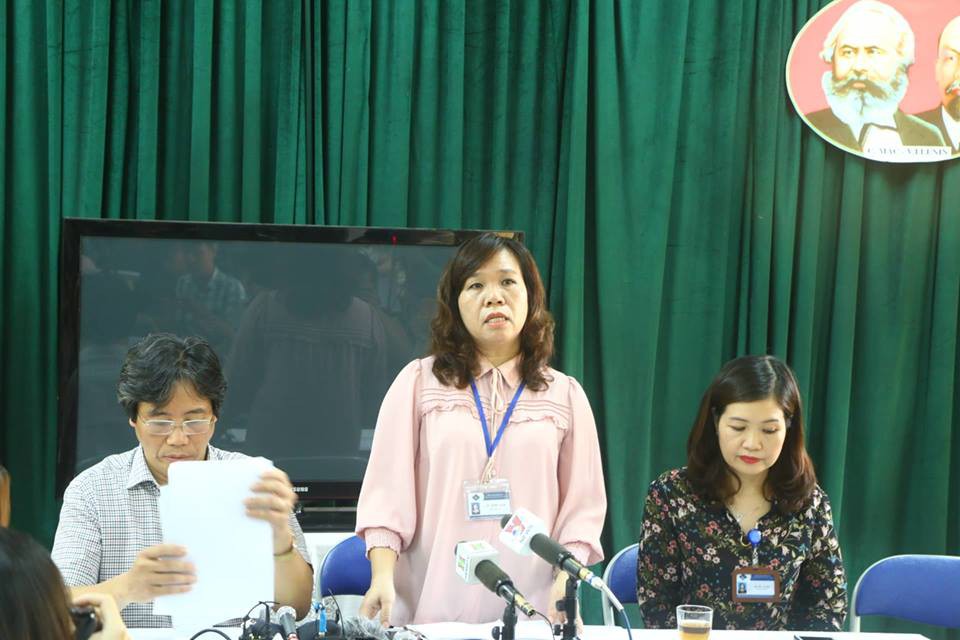 Hiệu trưởng trả lời vòng vo câu hỏi cô giáo chỉ đạo tát học sinh là con lãnh đạo quận