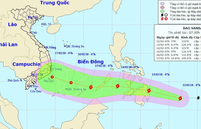 TP HCM lên phương án chống bão Sanba