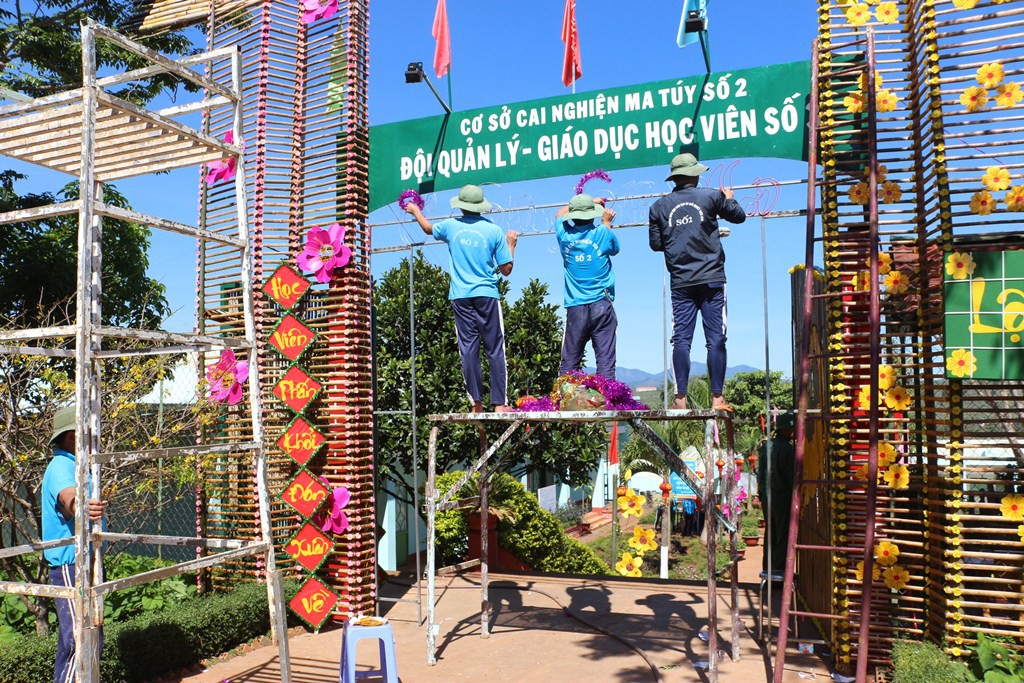 Học viên cai nghiện đón Tết - Ảnh 4.