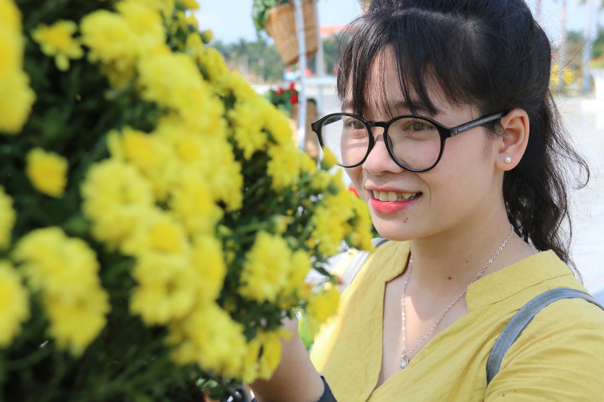 Khoác áo hoa ngày Tết, quảng trường Tam Kỳ đẹp lộng lẫy - Ảnh 9.