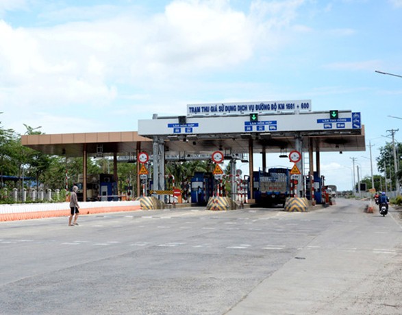 Trạm BOT Sông Lũy, tỉnh Bình Thuận không thu phí 2 ngày - Ảnh 1.