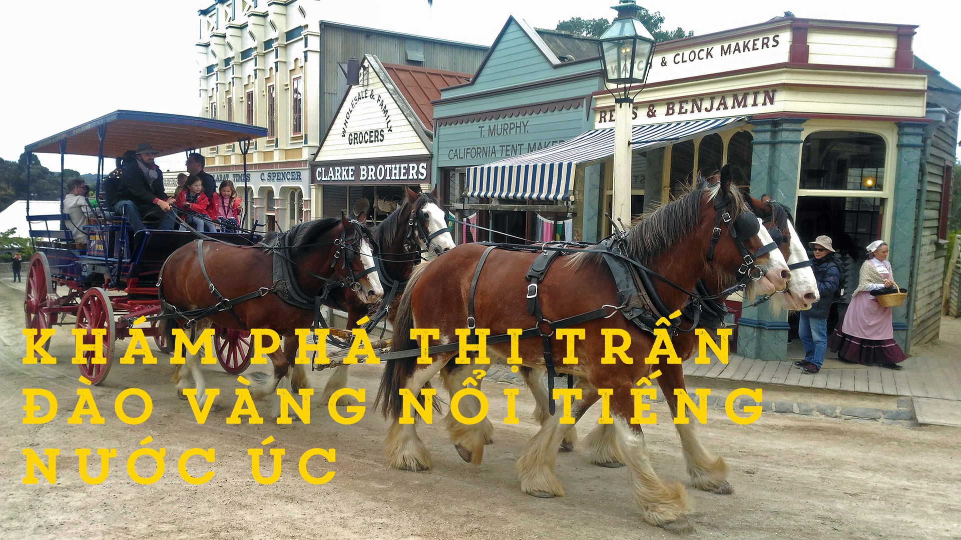 Khám phá thị trấn đào vàng nổi tiếng nước Úc