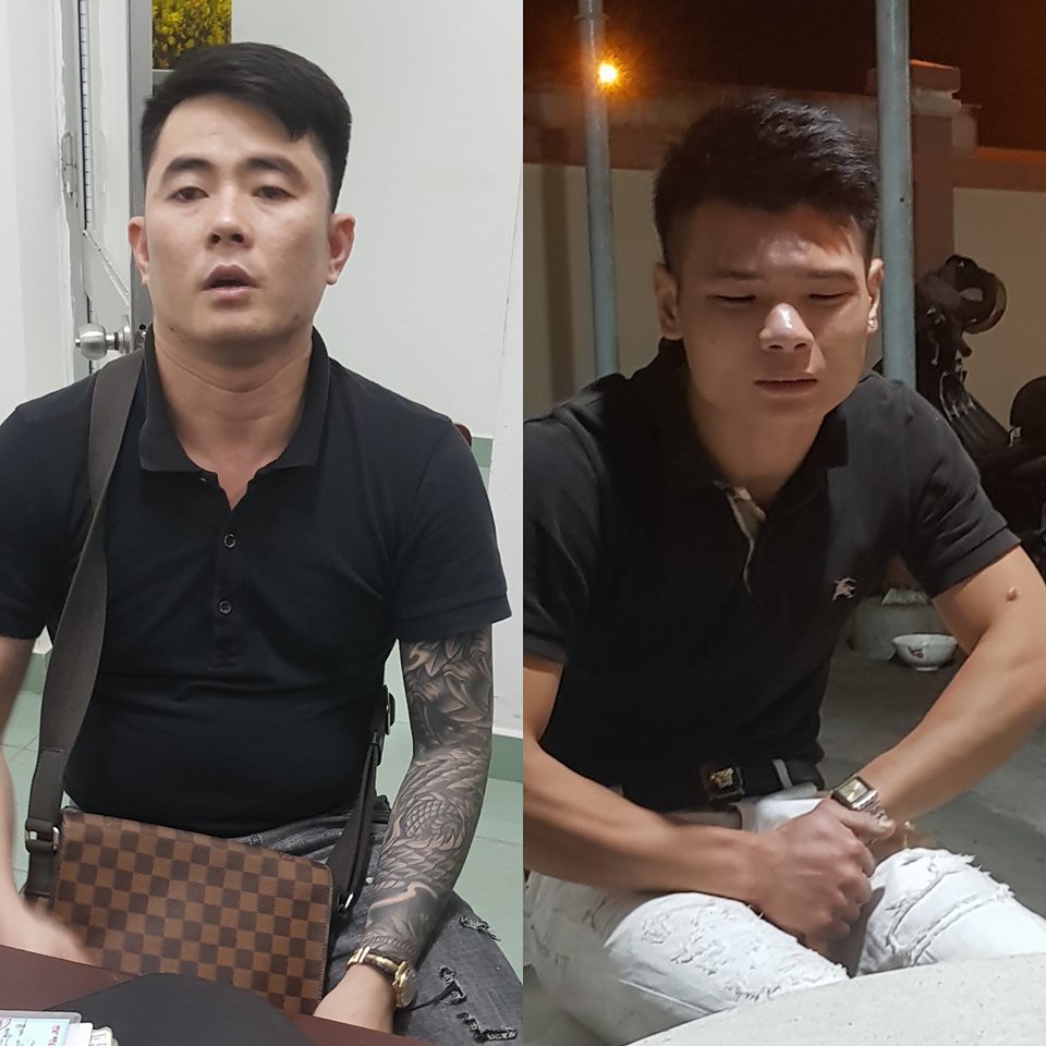 CSGT đuổi theo xe Lexus, bắt 2 thanh niên nghi tàng trữ ma túy