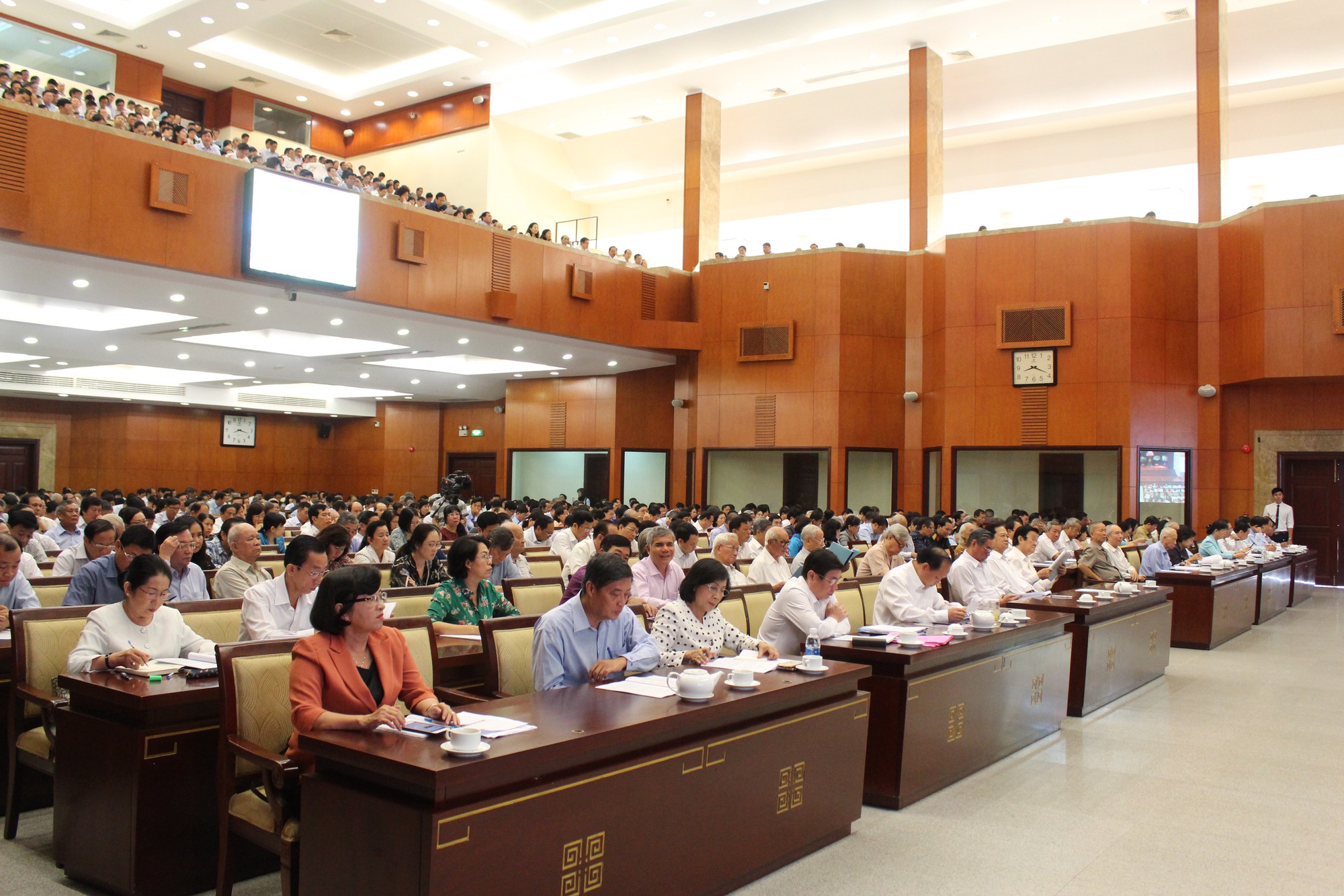Hội nghị  c&aacute;n bộ TP HCM qu&aacute;n triệt cơ chế, ch&iacute;nh s&aacute;ch đặc th&ugrave; - Ảnh 1.