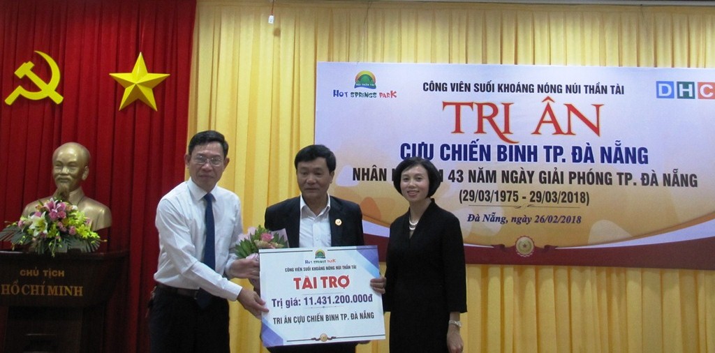 Núi Thần Tài tài trợ hơn 11 tỉ đồng tri ân cựu chiến binh Đà Nẵng - Ảnh 1.