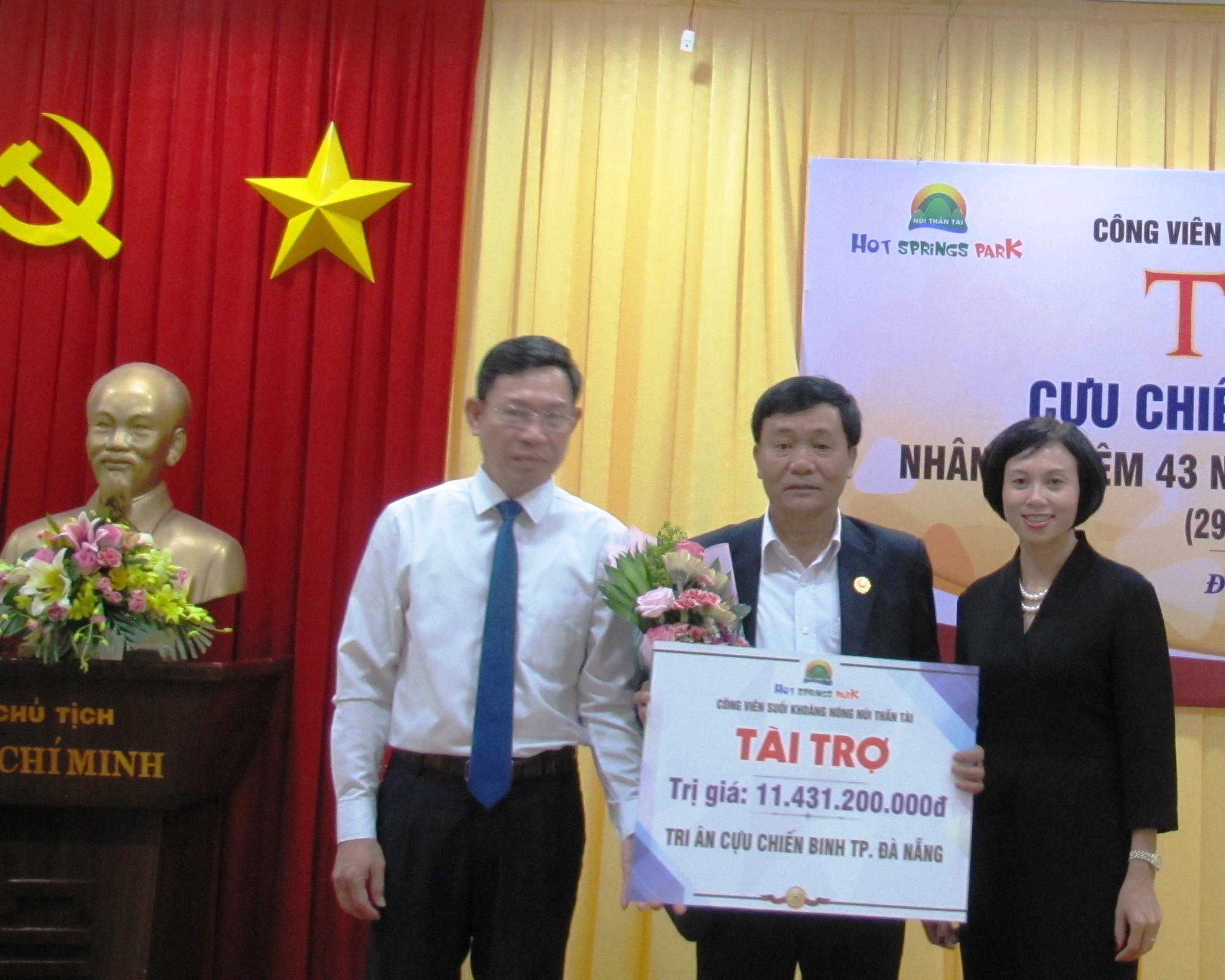 Núi Thần Tài tài trợ hơn 11 tỉ đồng tri ân cựu chiến binh Đà Nẵng