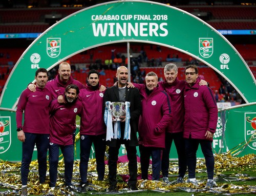 Sao dự bị Man City tỏa s&aacute;ng, Pep đoạt danh hiệu nước Anh đầu ti&ecirc;n - Ảnh 7.