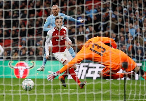 Sao dự bị Man City tỏa s&aacute;ng, Pep đoạt danh hiệu nước Anh đầu ti&ecirc;n - Ảnh 6.