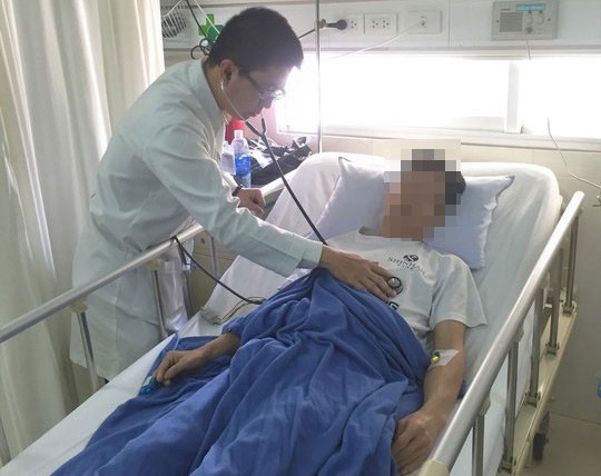 Ngưng thở do nhồi máu cơ tim mà cứ tưởng ngộ độc